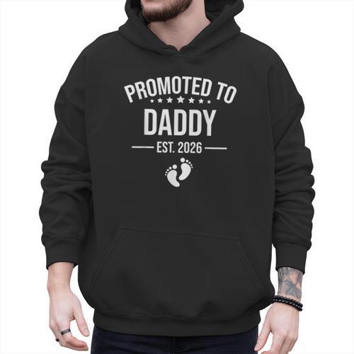1st Time Dad EST 2026 New Dad New First Fathers Day Men Hoodie - Father's Day Fun
