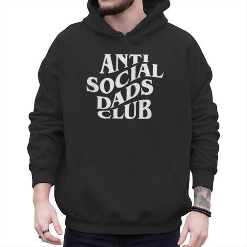 Anti Social Dads Club Dad Life Father's Day Men Hoodie - Father's Day Fun