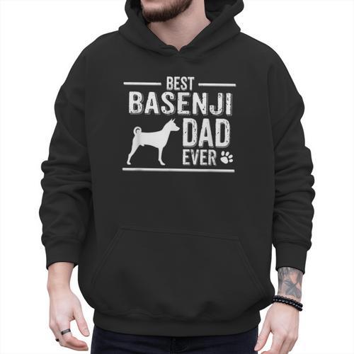 Basenji Dad Best Dog Owner Ever T-Shirt Men Hoodie - Father's Day Fun