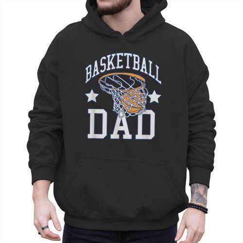 Basketball Dad Coach Sports Fan Men Hoodie - Father's Day Fun