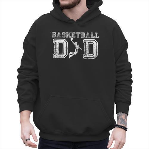 Basketball Dad TShirt Fathers Day For Daddy Papa Father Men Hoodie - Father's Day Fun
