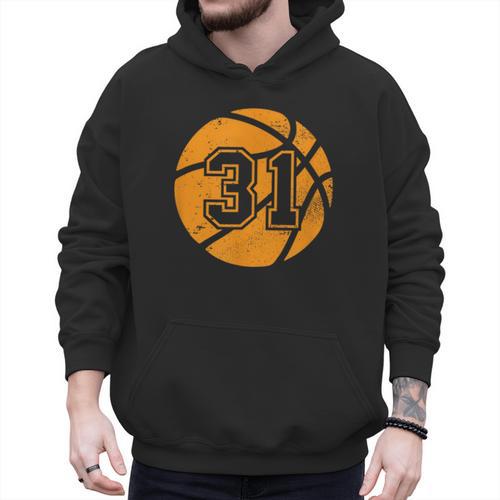 Basketball Player 31 Basketball Mom Dad Jersey Number 31 Men Hoodie - Father's Day Fun
