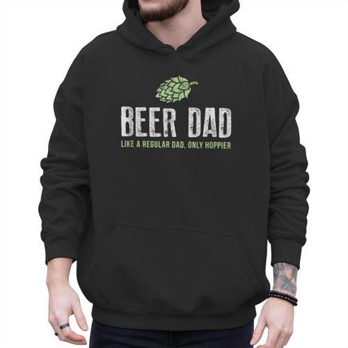 Beer Dad Shirt Cute Hops Drinking Men Hoodie - Father's Day Fun