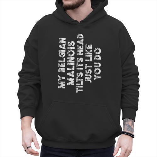 Belgian Malinois Mom Dad Dog Lover Women Men Kids Men Hoodie - Father's Day Fun