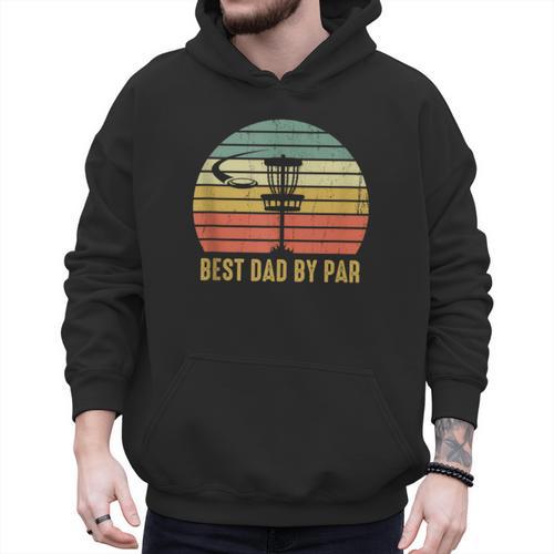 Best Dad By Par Disc Golf Father's Day Men Hoodie - Father's Day Fun