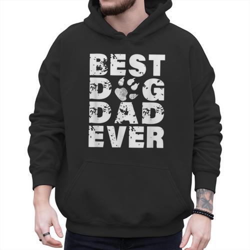 Best Dog Dad Ever Shirt Dog Father Men Women Girls Kids Men Hoodie - Father's Day Fun