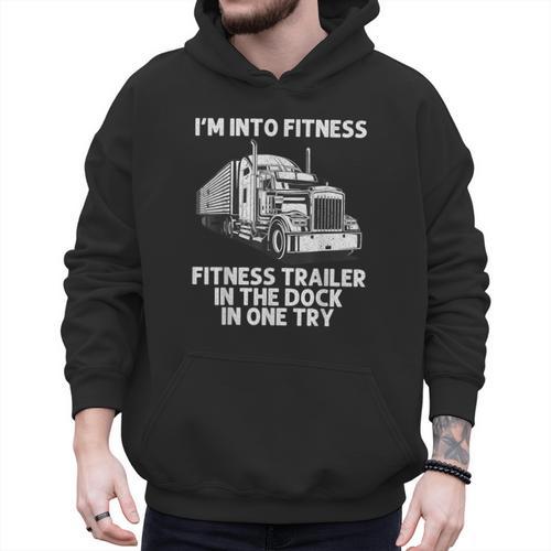 Best Truck Driver Art For Men Dad Women Trucking CDL Trucker Men Hoodie - Father's Day Fun