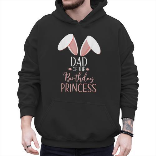 Bunny Dad Of The Birthday Princess Matching Family Men Hoodie - Father's Day Fun