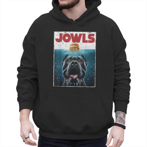 Cane Corso Jowls Top Drool Burger Dog Mom Dog Dad Men Hoodie - Father's Day Fun