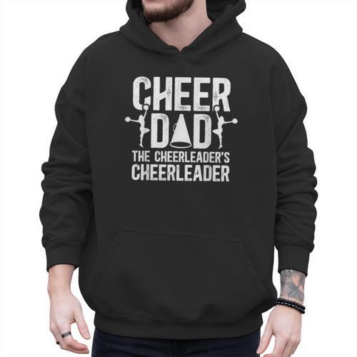 Cheer Dad The Cheerleader's Cheerleader Dad Cheer Father Men Hoodie - Father's Day Fun