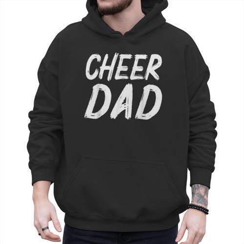 Cheer Dad Family Father Cheerleader Squad Men Hoodie - Father's Day Fun