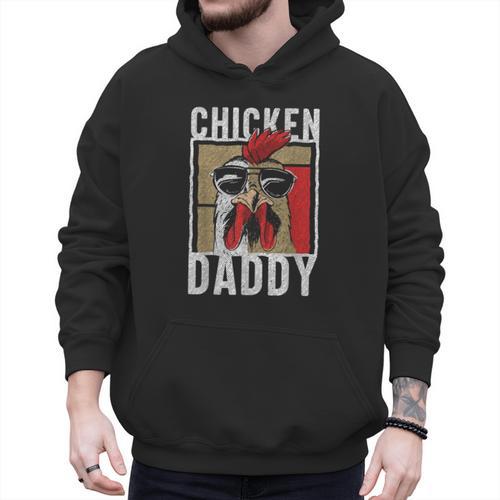 Chicken Daddy a Fun For Every Rooster In The Basket Men Hoodie - Father's Day Fun
