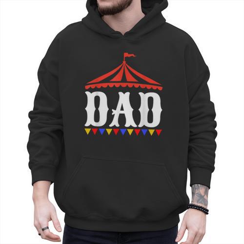 Circus Dad Of The Birthday Boy & Girl Carnival Family Outfit Men Hoodie - Father's Day Fun