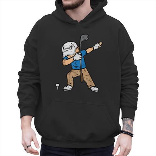 Dabbing Golfer Golfing Golfer Dad Men Boys Kids Youth Men Hoodie - Father's Day Fun