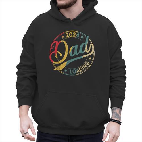 Dad 2024 Loading Men Hoodie - Father's Day Fun