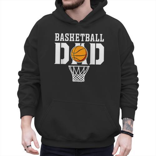 Dad Basketball Apparel Basketball Dad Men Hoodie - Father's Day Fun