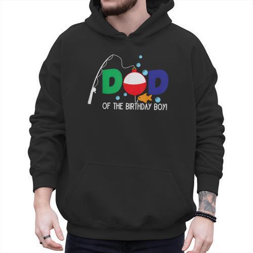 Dad Of The Big One Fishing Boy First Birthday Ofishally Men Hoodie - Father's Day Fun