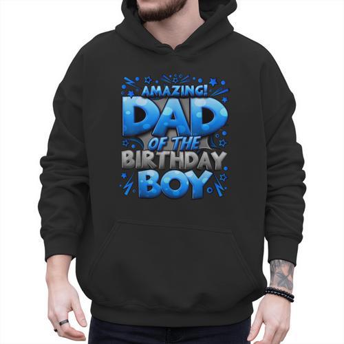 Dad Of The Birthday Boy Matching Family Father Men Hoodie - Father's Day Fun