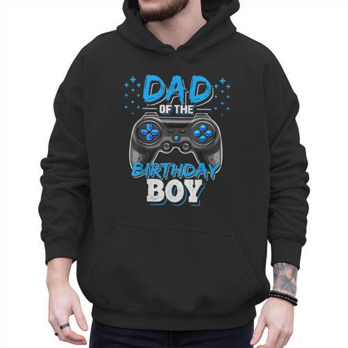 Dad Of The Birthday Boy Matching Video Gamer Birthday Party Men Hoodie - Father's Day Fun