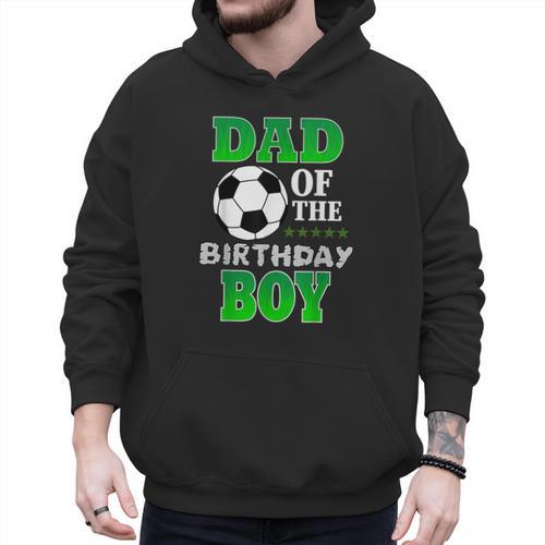 Dad Of The Birthday Boy Soccer Stars Outfit Men Hoodie - Father's Day Fun