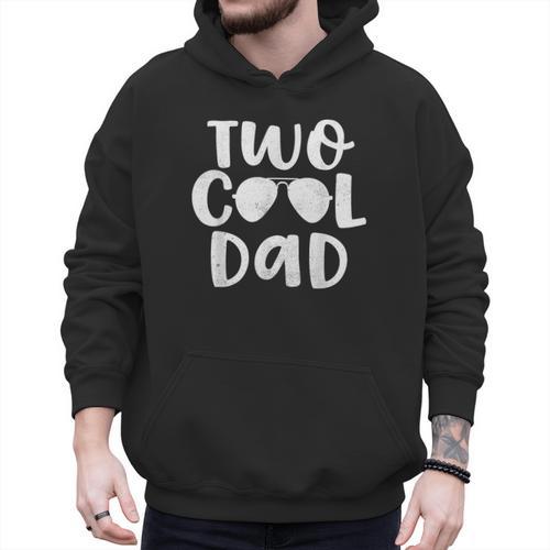 Dad Of The Birthday Boy Two Cool 2nd Bday Father Papa Daddy Men Hoodie - Father's Day Fun