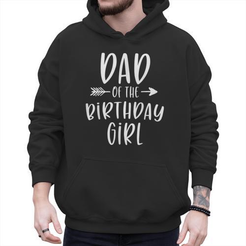 Dad Of The Birthday Girl Daddy & Daughter Bday Party Father Men Hoodie - Father's Day Fun