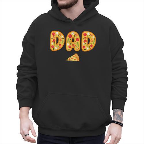 Dad Daddy Matching Birthday Squad Crew Pizza Family Men Hoodie - Father's Day Fun