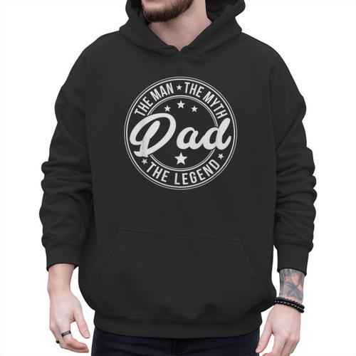 DAD The Man The Myth The Legend Father's Day Men Hoodie - Father's Day Fun