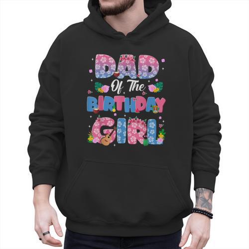 Dad And Mom Of The Birthday Girl Party Decor Family Matching Men Hoodie - Father's Day Fun