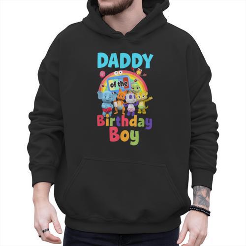 Dad And Mom Daddy Of The Birthday Boy Family Party Decor Men Hoodie - Father's Day Fun