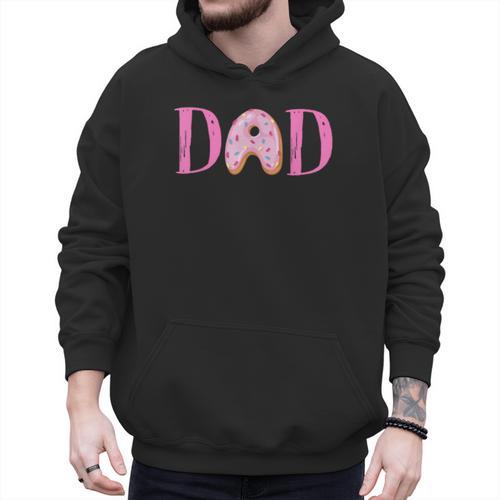 Dad Of The Sweet One Birthday Donut Girl 1st Birthday Men Hoodie - Father's Day Fun