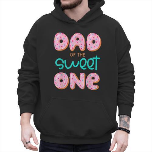 Dad Of Sweet One First Birthday Matching Family Donut Theme Men Hoodie - Father's Day Fun
