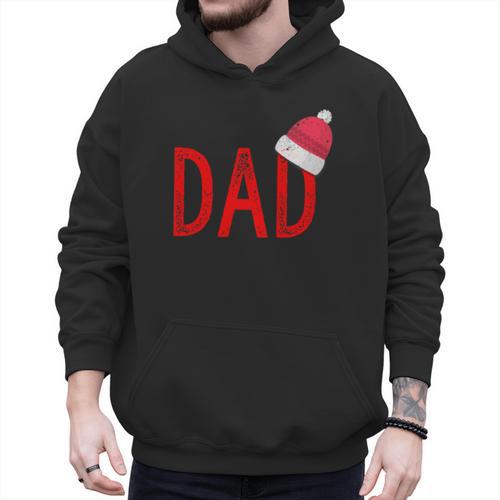 Dad Xmas PJs Christmas Pajamas And Xmas PJ Family Shirt Men Hoodie - Father's Day Fun