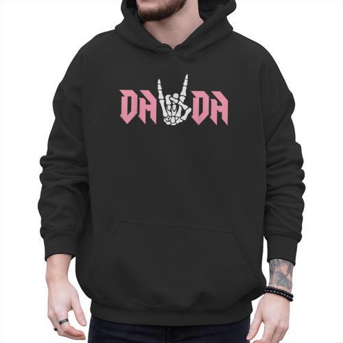Dada Of The Bad Two The Bone Birthday 2 Years Old Birthday Men Hoodie - Father's Day Fun