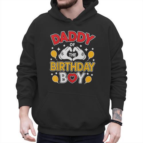 Daddy Of The Birthday Boy Shirt Matching Dad Son Family Bday Men Hoodie - Father's Day Fun