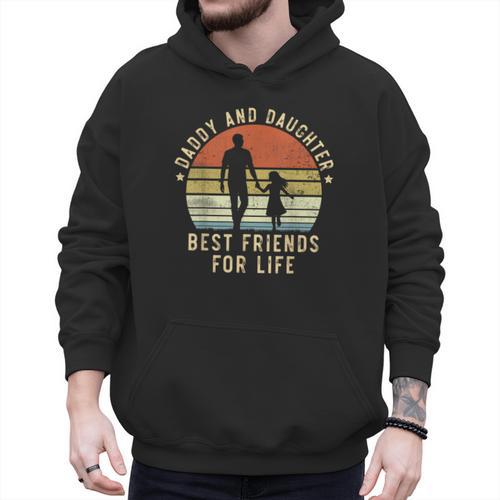 Daddy And Daughter Best Friends For Life Dad Father's Day Men Hoodie - Father's Day Fun