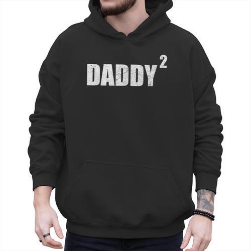 Daddy Squared Shirt 2 Second Pregnancy Announcement Shirt Men Hoodie - Father's Day Fun