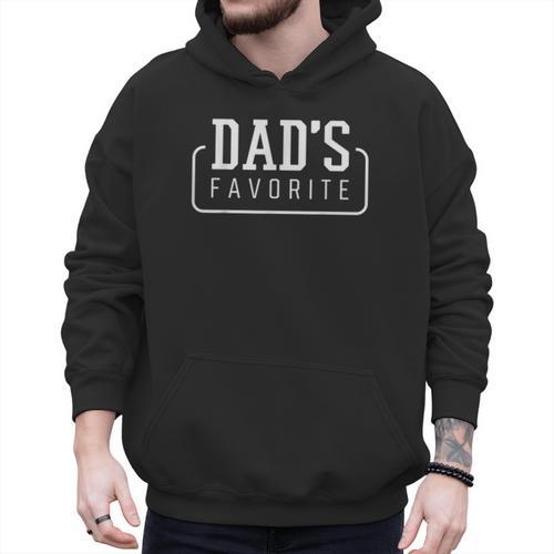 Dad's Favorite Son Daughter I'm Dad's Favorite Men Hoodie - Father's Day Fun