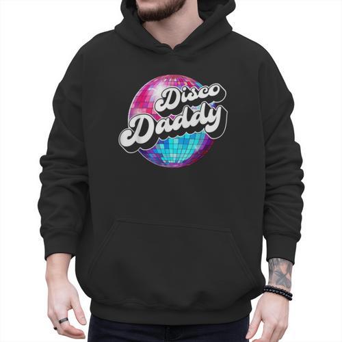Disco Daddy 60's 70s Disco Dad Men Hoodie - Father's Day Fun