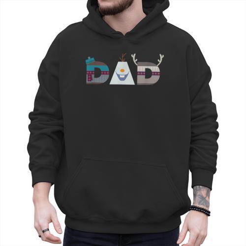 Disney Frozen Olaf Sven Kristoff Father’s Day Birthday Dad Men Hoodie - Father's Day Fun