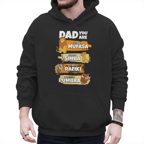 Disney The Lion King Dad You Are Word Stack Men Hoodie - Father's Day Fun