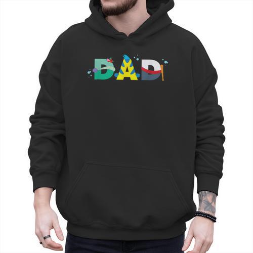 Disney The Little Mermaid Ariel Father’s Day Birthday Dad Men Hoodie - Father's Day Fun