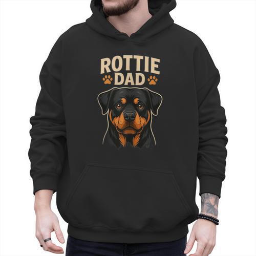 Dog Owner Dad Rottweiler Rottie Dad Men Hoodie - Father's Day Fun