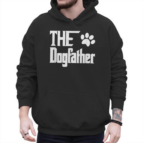 The Dogfather Dog Father Dad Men Hoodie - Father's Day Fun