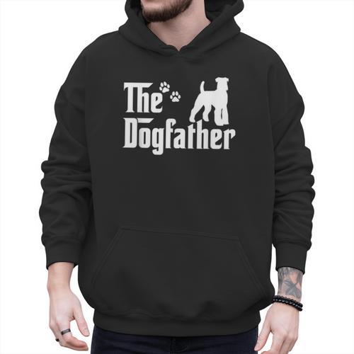 The Dogfather Tee Fathers Day Dad Dog Lover Schnauzer For Men Women Girls Kids Men Hoodie - Father's Day Fun