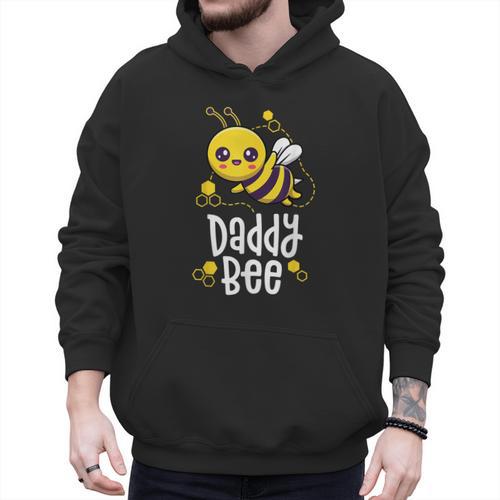 Family Bee Shirts Dad Daddy First Bee Day Outfit Birthday Men Hoodie - Father's Day Fun