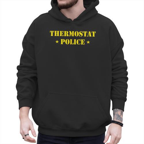 Father For Men Thermostat Police Dad Men Hoodie - Father's Day Fun
