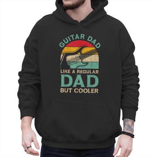 Fathers Day Guitar Dad For Guitarist Music Lover Dad Men Hoodie - Father's Day Fun