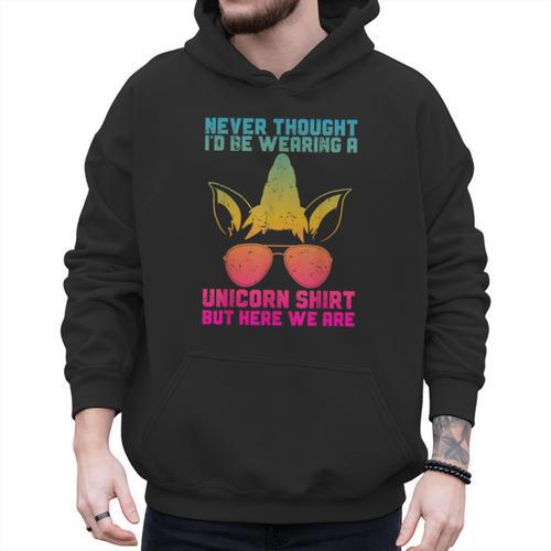 Fathers Day I Wear A Unicorn Shirt Dadacorn Men Hoodie - Father's Day Fun