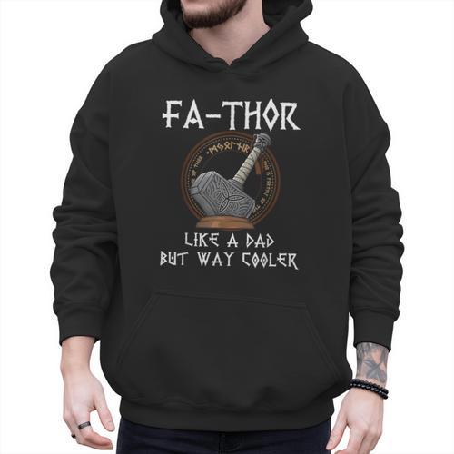 Fathor Dad Father Father's Day Classic Fit Short Sleeve T-Shirt Size Small Men Hoodie - Father's Day Fun